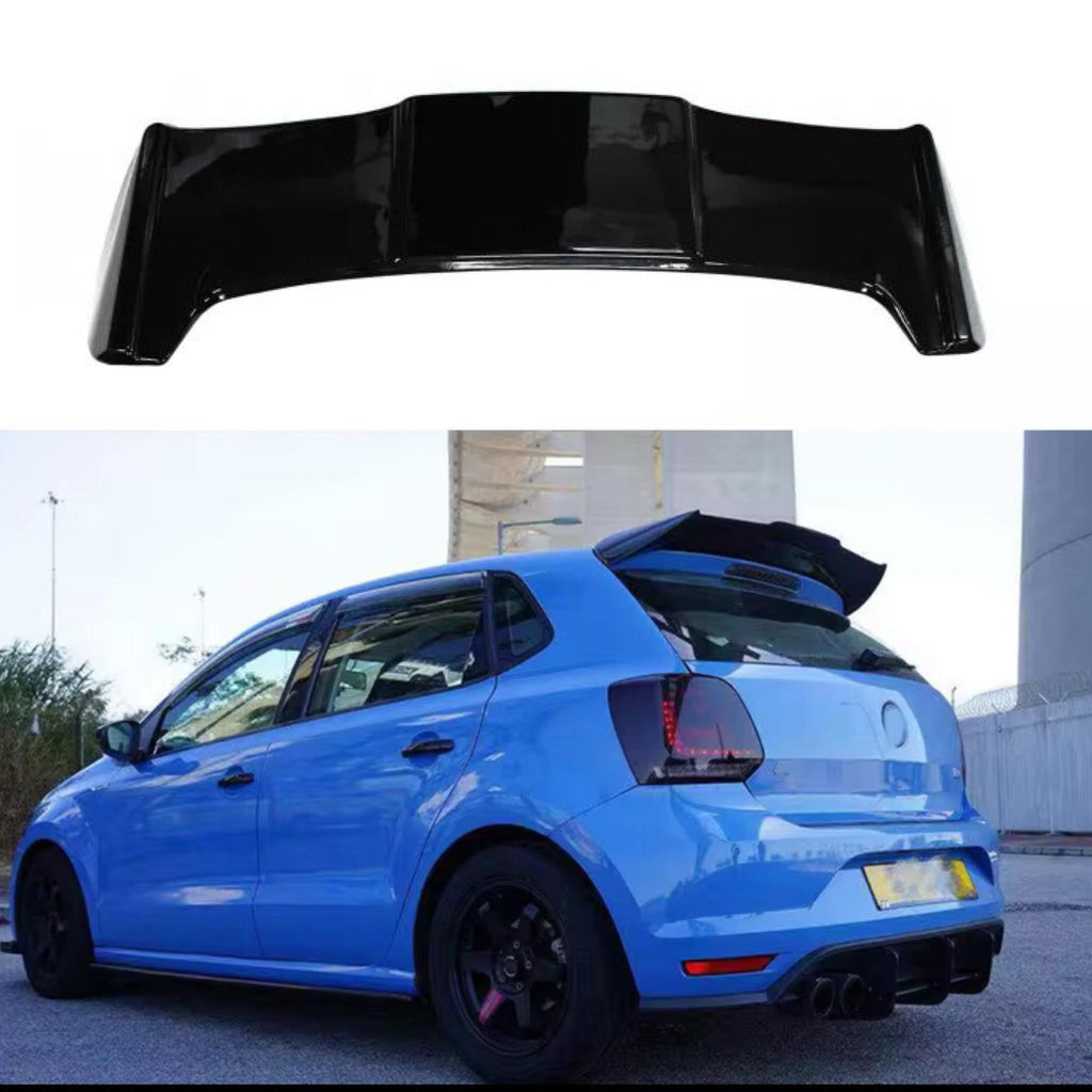 Batman Polo Spoiiler Rear Spoiiler ABS Racing Spoiler Wing Car Spoiler Wings Rear Roof Trunk Lid Exterior Tuning Accessories Parts SUV-1 Piece