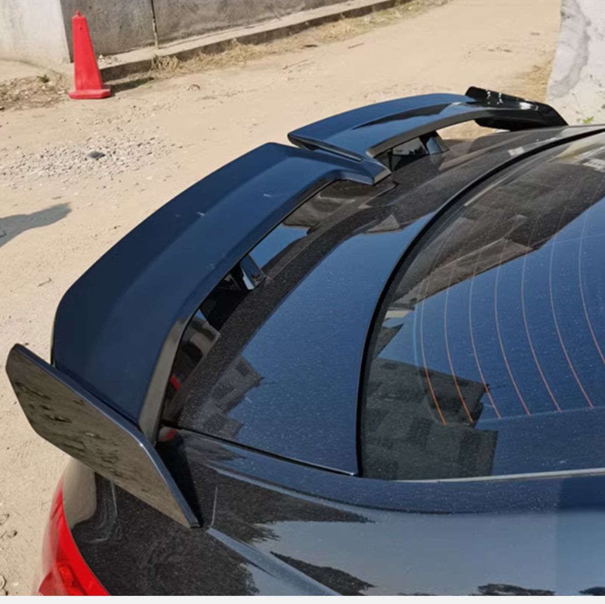 Sedan Motorized Spoiler ABS Plastic Rearr Boot Spoilers Wing Rearr Trunk Spoiler Car Rear Spoilers Auto Anti Scratch Tail Window Top Rearr Trunk Tail Lip Protector for Mercedes Benz 1 PC