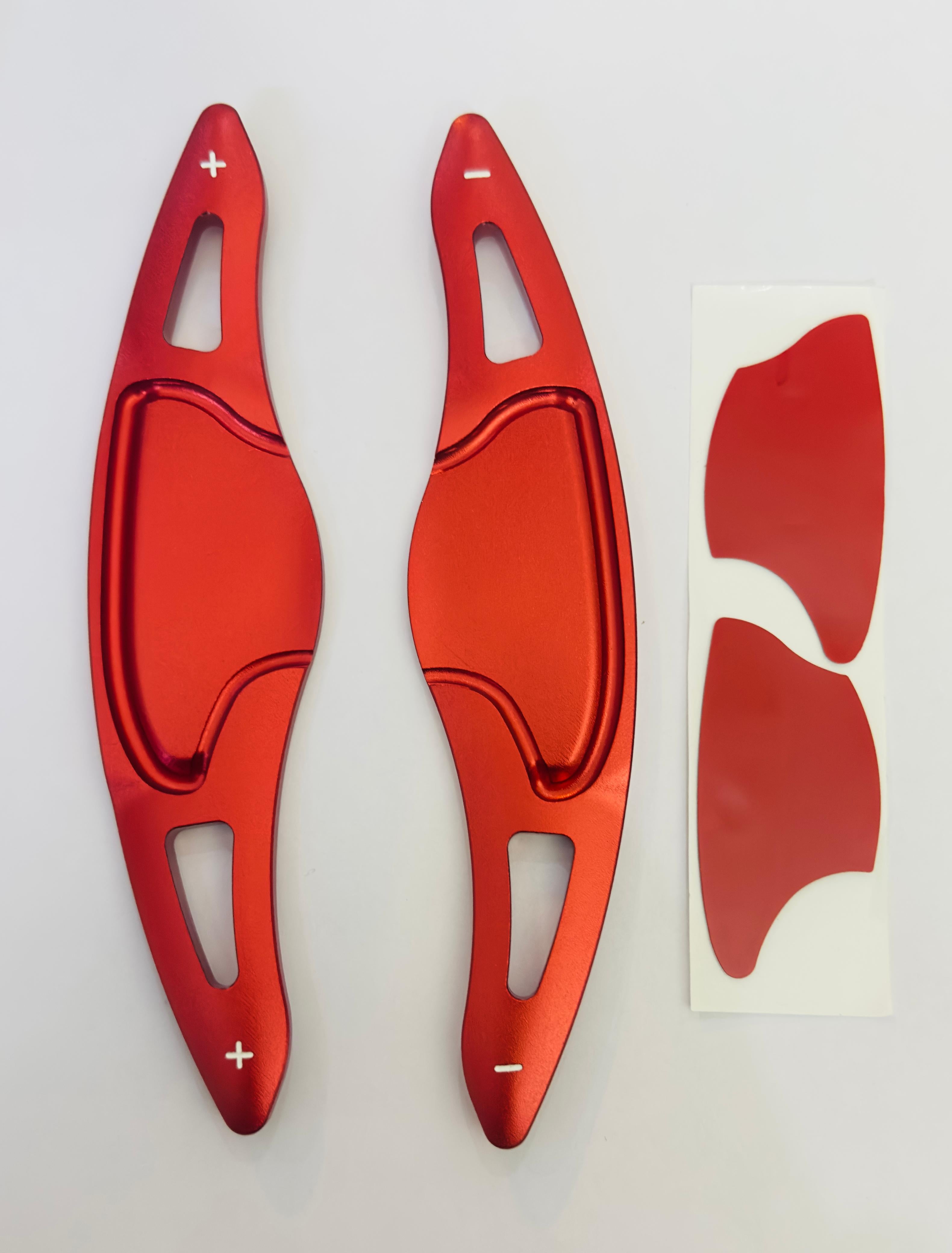 Red CNC Metal Paddle Shifter Car Paddle Shifter Fit for Honda Jazz Honda City fit Interior Styling Parts 2014-2020 Paddlle Shiifter Covers