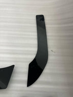 Rear 4 Fin Virtus Diffuser Bumper Lip car 4 Wing ABS Acrylic Spoiler Glossy Black Car Attractive Spoiler for Car Exteriors Auto Accessories for Decoration