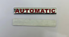Automatic-3D Sticker (10cmx1.5cm) Car Bike Laptop Automatic Logo Car Emblem 3D Badge Attractive Sticker Auto Racing Sport Logo Grand Tourer Decal.