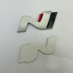 Rear N Line Logo 3cmx6cm Car Bike Metal Logo Car Emblem 3D Badge Auto Racing Sport Sticker Grand Tourer Decal Decorative Log.o