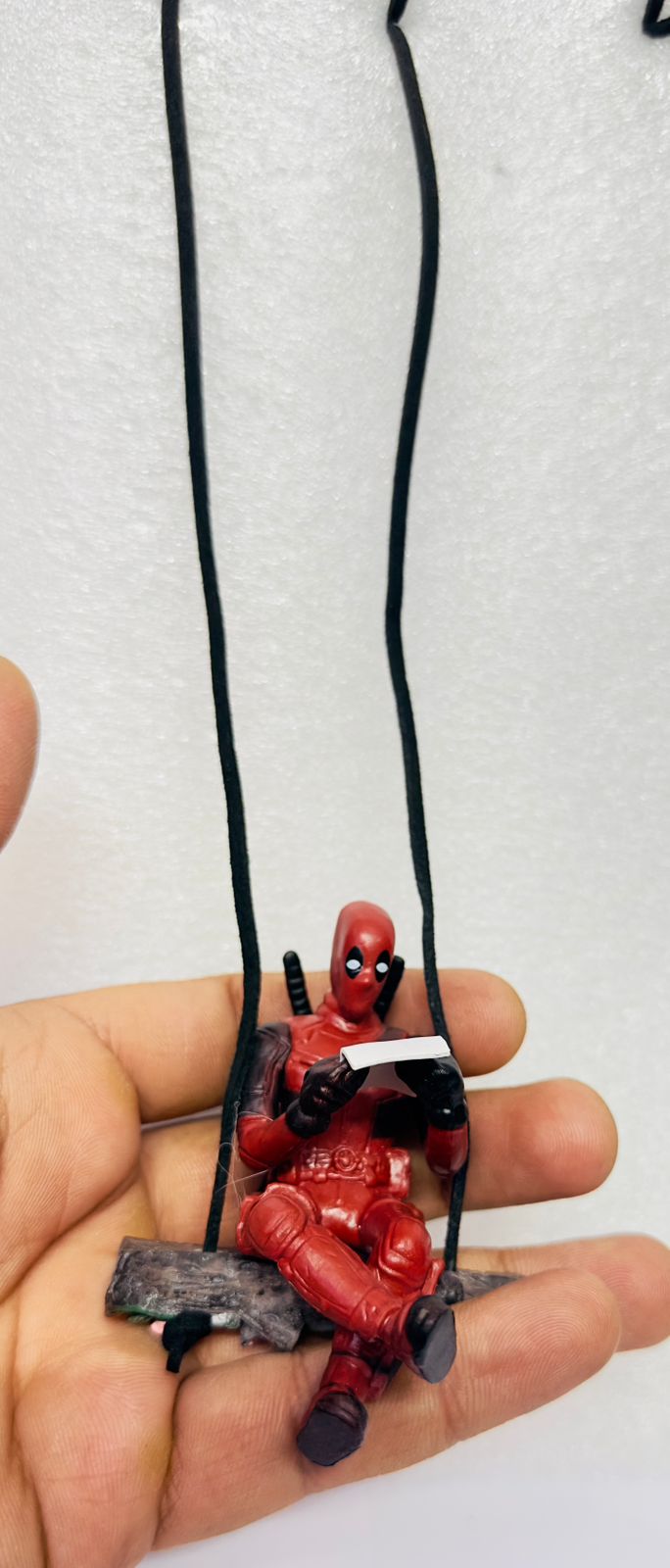 Model 4 Rearview Mirror Hanging Deadpool Action Figure PVC Model Car Swinging Action Figure for Car Interior Decor Auto Accessories