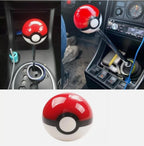 Round Universal Pokémon Gear Shift-Knob Modified Car Round Ball Shift Knob with 3 Adapter