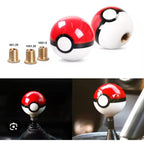 Round Universal Pokémon Gear Shift-Knob Modified Car Round Ball Shift Knob with 3 Adapter
