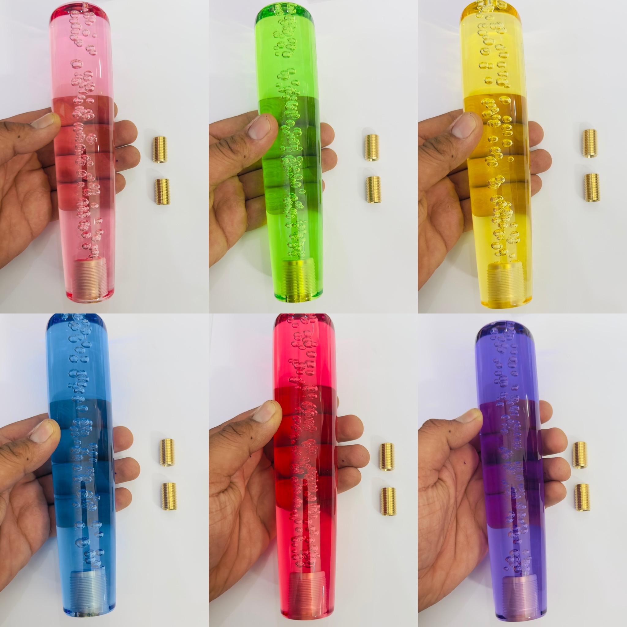 20cm Gel Bubble Gear Shift Knobs Stick Shifter Crystal Acrylic Car Shift Knobs Gear Stick Shifter Knobs Gradient Cool Shifters