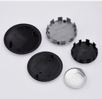 BLACK 7pc B.M.W Logo 50th Anniversary Edition Emblem Wheel Steering Badges Set&nbsp;