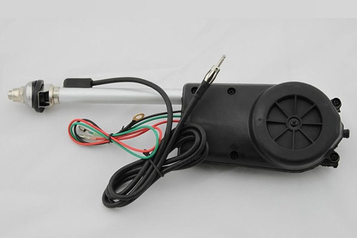 12V Car Rotam Antenna Automatic Antenna Kit AM/FM Radio Electric Power Auto Electric Exterior Decorative Radio Antenna Universal Fit for All Cars