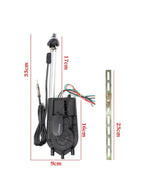 12V Car Rotam Antenna Automatic Antenna Kit AM/FM Radio Electric Power Auto Electric Exterior Decorative Radio Antenna Universal Fit for All Cars