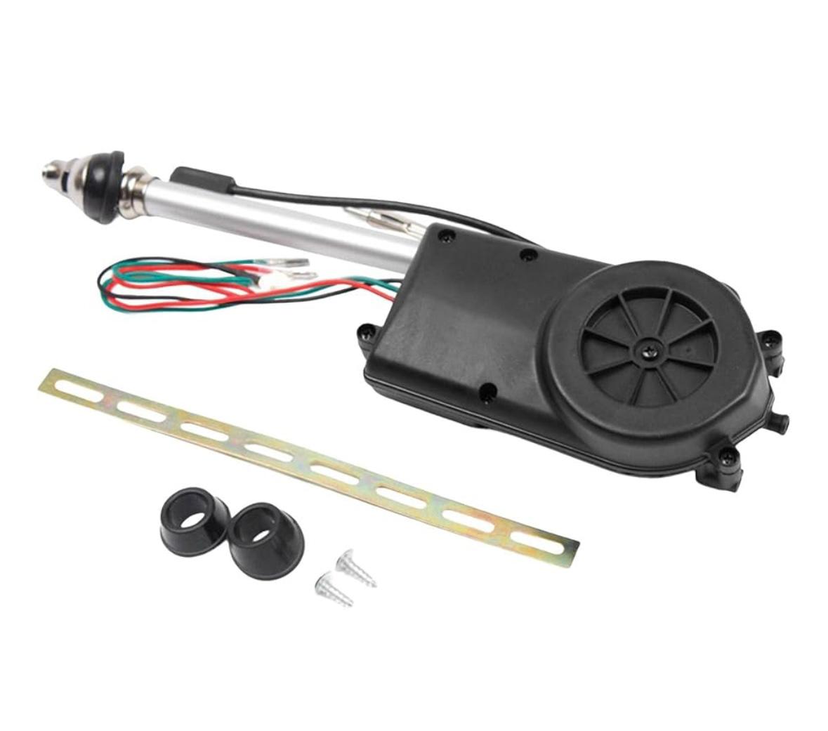 12V Car Rotam Antenna Automatic Antenna Kit AM/FM Radio Electric Power Auto Electric Exterior Decorative Radio Antenna Universal Fit for All Cars
