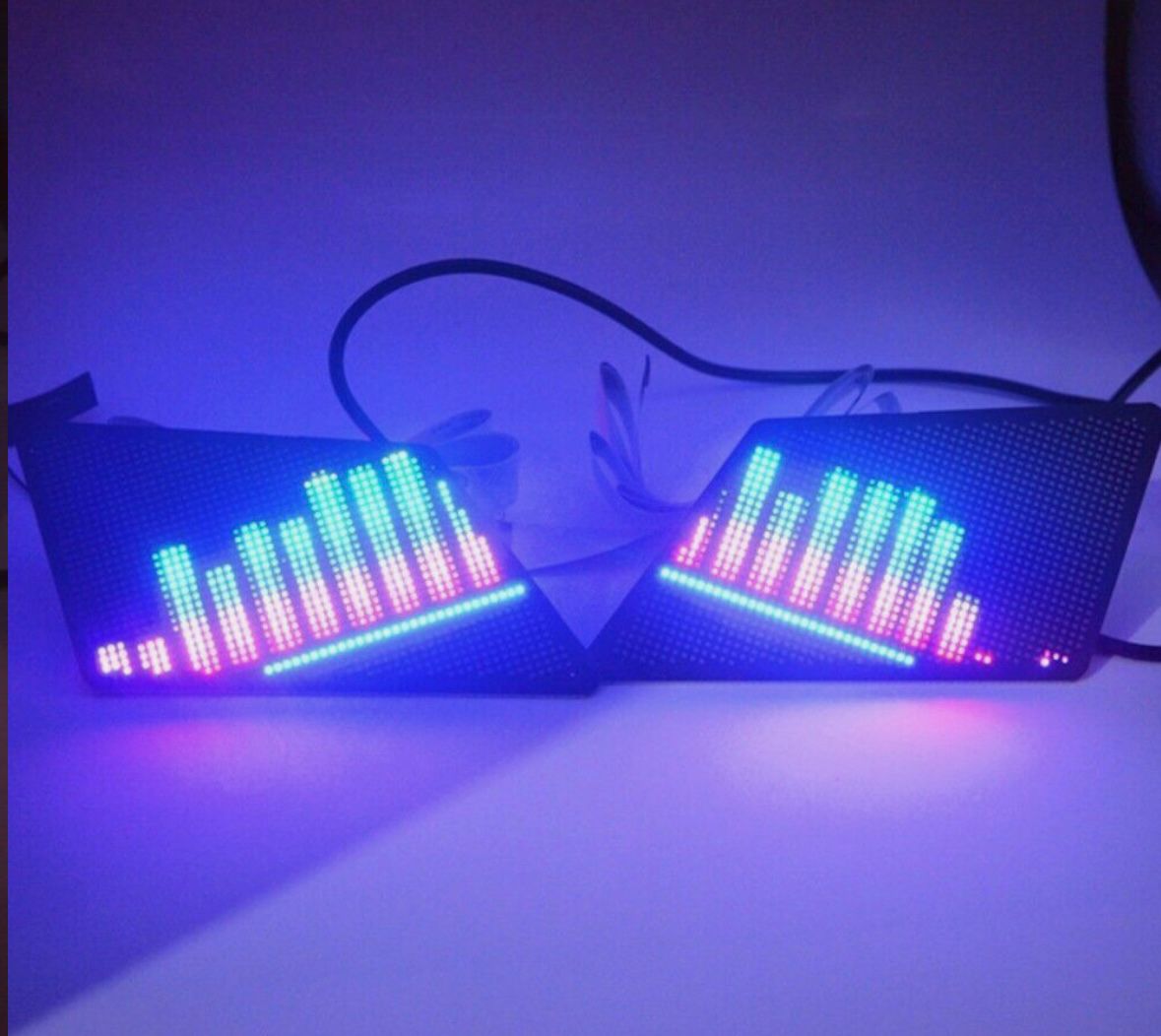 2PC Devil Eyes Demon Eye Light for Car Headlights, LED Remote APP Control Programmable LED Eyes for Car Headlight, Scrolling Screen for Small to Medium-Sized Trucks
