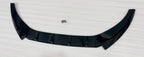 ABS Combo of Front Bumper Splitter Compatible with VW Virtus Slavia+Car Side Skirt Splitter Car Body Styling VW Virtus Slavia Bumper Splitter & Side Skirting Auto Accessories