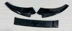 ABS Combo of Front Bumper Splitter Compatible with VW Virtus Slavia+Car Side Skirt Splitter Car Body Styling VW Virtus Slavia Bumper Splitter & Side Skirting Auto Accessories