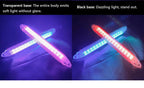 D1 RGB 2PC DRL Lights for Cars (15.5cm) Waterproof 12V LED Daytime Running Light, Sequential Turn Signal Strip, Multi-Color Headlight Accessory for All Cars.