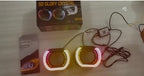 New Angel Eyes I-7 Halo Rings Crystal Lamp Mask Tuning for Car Headlight Bi Led Lens 7D 3 Inch Universal Headlight 1-Pair
