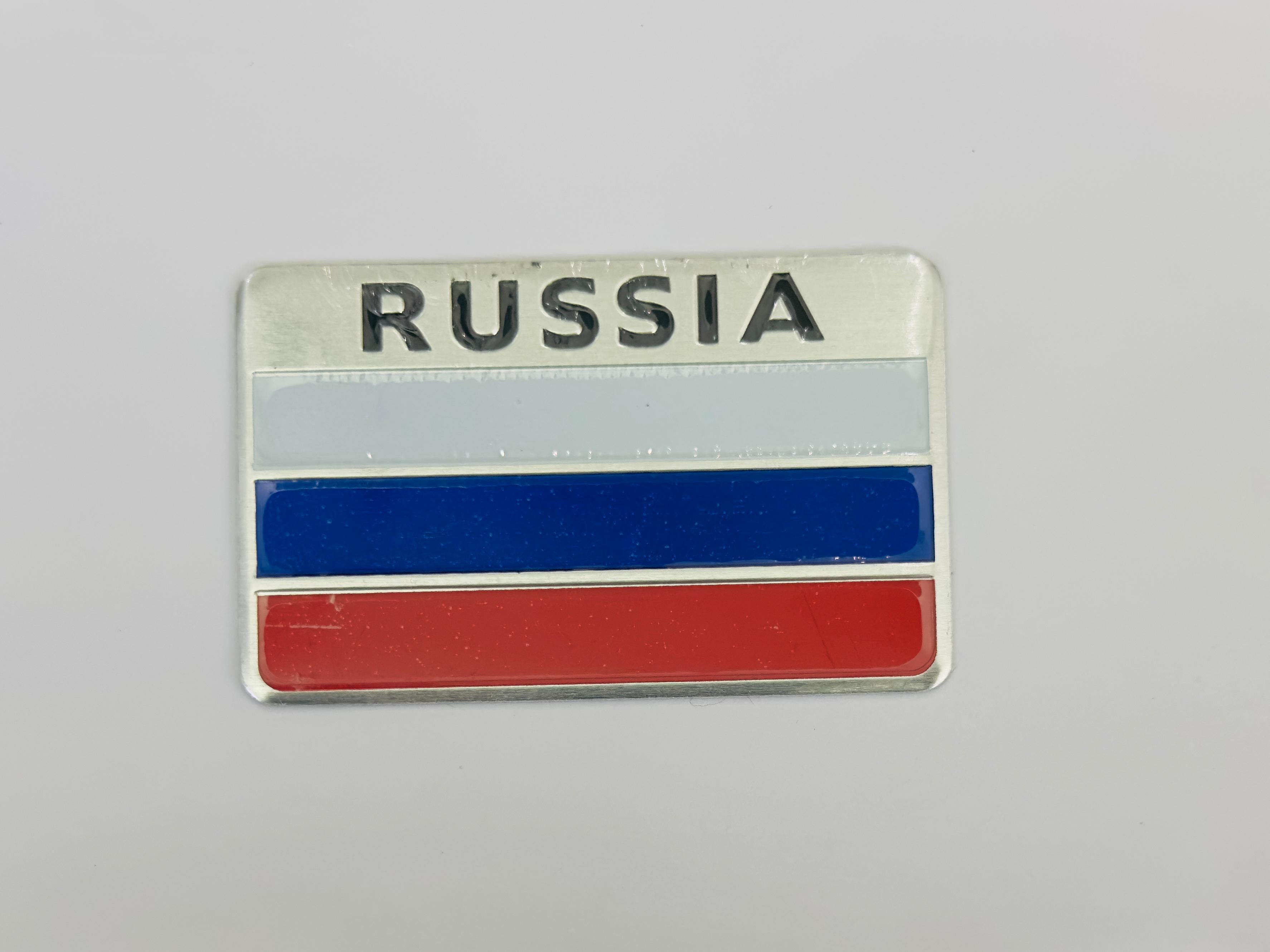 Flag Metal Sticker Flag (5cmx8cm) 3D Metal Flag Logo Logo, Car Emblem 3D Badge Auto Racing Sport Sticker Decal Decorative Acessory Metal Sticker
