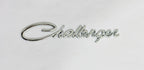 Challenger Logo Metal Sticker (15cmx3cm) Car Emblem Attractive car Sport Sticker Premium 3D Badge Grand Tourer Decal Challenger 3D Sticker Decor for Laptop Car Bike.