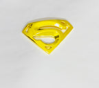 Chrome Superman 3D Logo (5.5cmx8.2cm) Car Bike Laptop Attractive Superman Sticker Car Emblem 3D Badge Auto Racing Sport Logo Grand Tourer Decal.