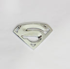 Chrome Superman 3D Logo (5.5cmx8.2cm) Car Bike Laptop Attractive Superman Sticker Car Emblem 3D Badge Auto Racing Sport Logo Grand Tourer Decal.