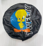 Soft Rear Tweety Wheel Stepney Cover 16 Inch 17 Inch Tyre Tire Cover Fit for All Vehicles Spare Tire Tyre Cover, 4X4 Car Tire Tyre Protection Accessories.