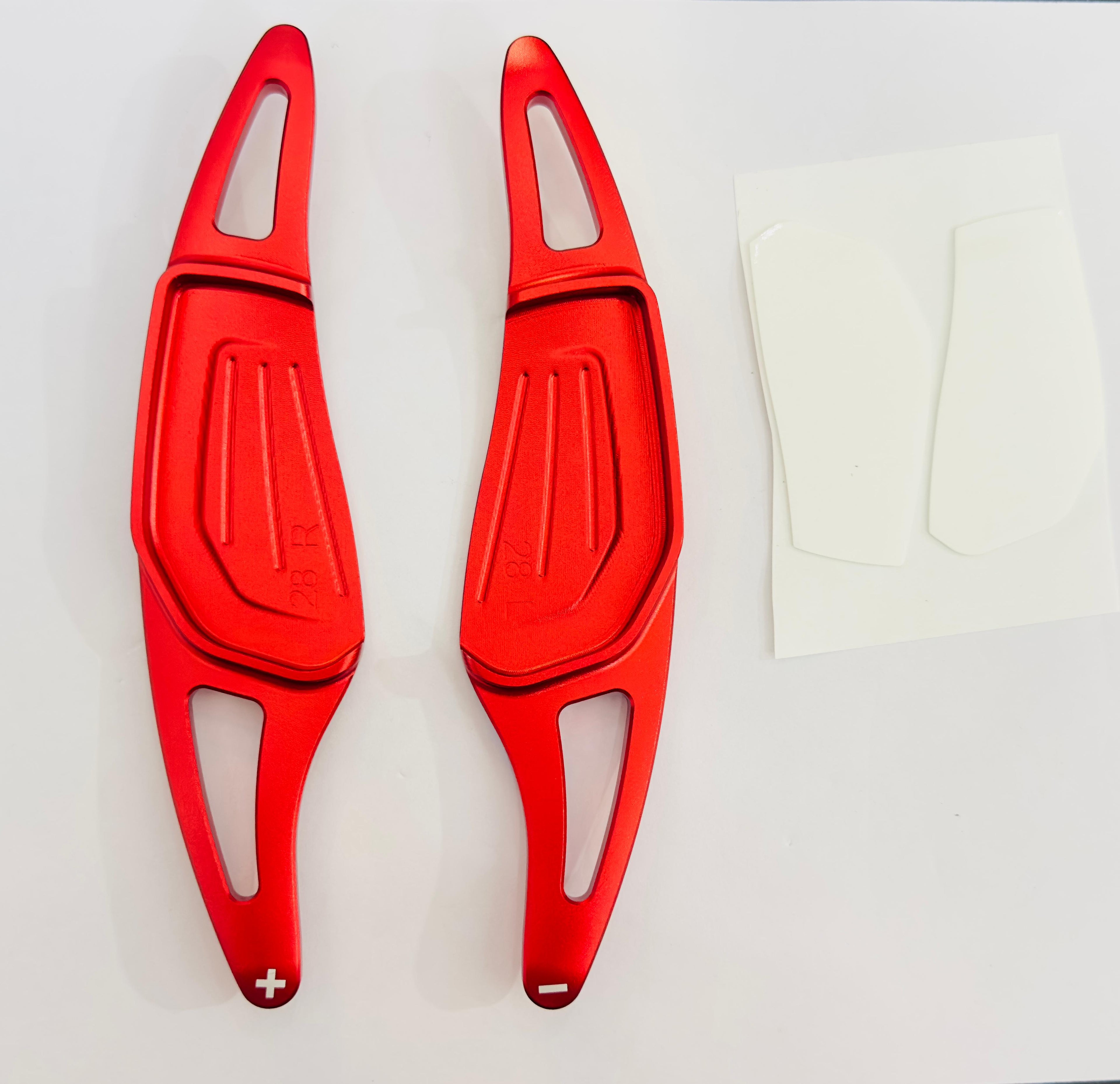 CNC Aluminium Alloy Metal Paddle Shifter Car Interior Styling Extension Parts Car Paddle Shiifter Cover for Decoration Auto Accessories. (Skoda Paddle Shifter)