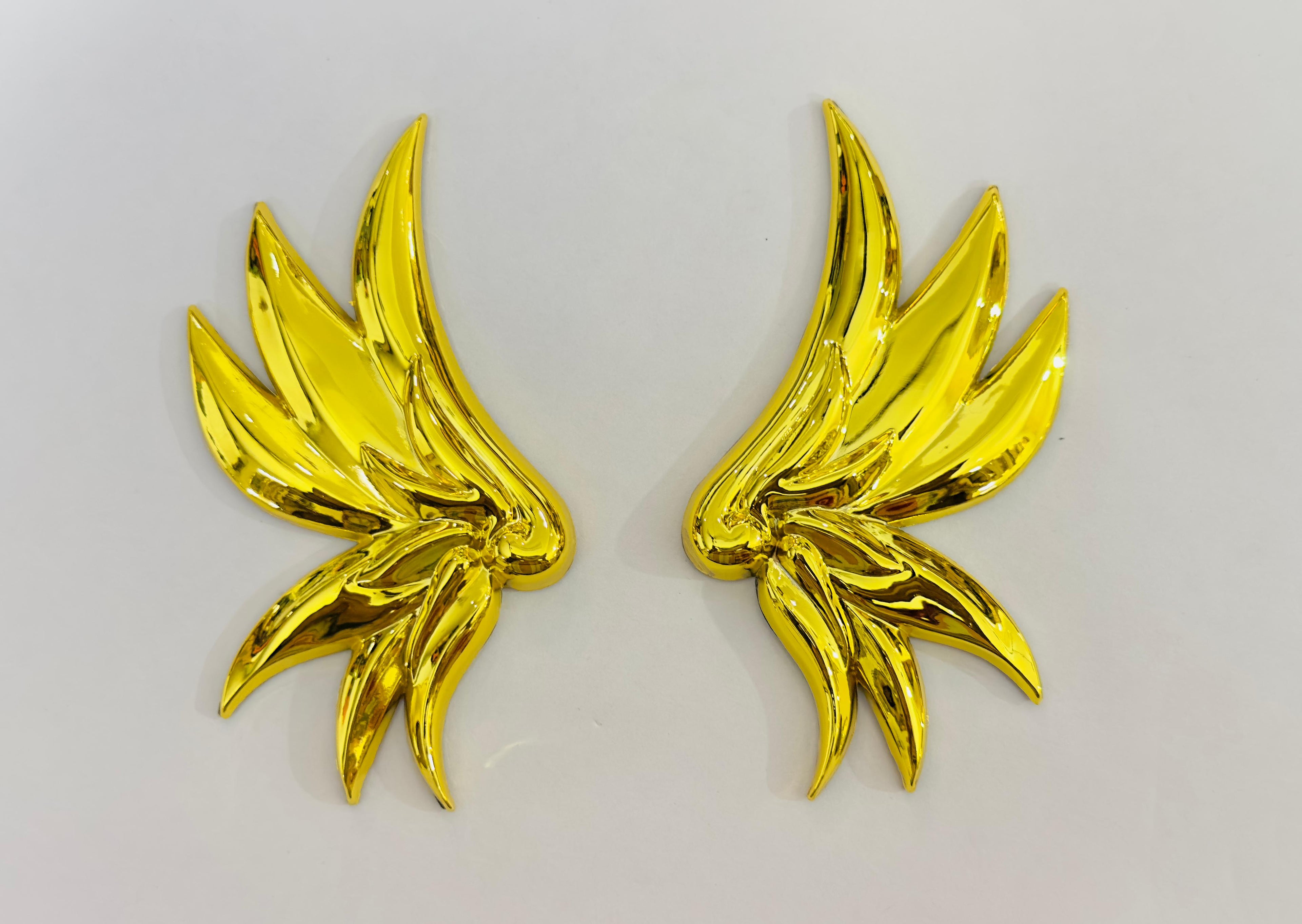 Angel Wings 3D Sticker (14cmx4.3cm) for Car Bike Laptop Emblem, Angel Wings Sticker 3D-Badge Universal Auto Racing Sport Logo Grand Tourer Decal