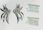 Angel Wings 3D Sticker (14cmx4.3cm) for Car Bike Laptop Emblem, Angel Wings Sticker 3D-Badge Universal Auto Racing Sport Logo Grand Tourer Decal