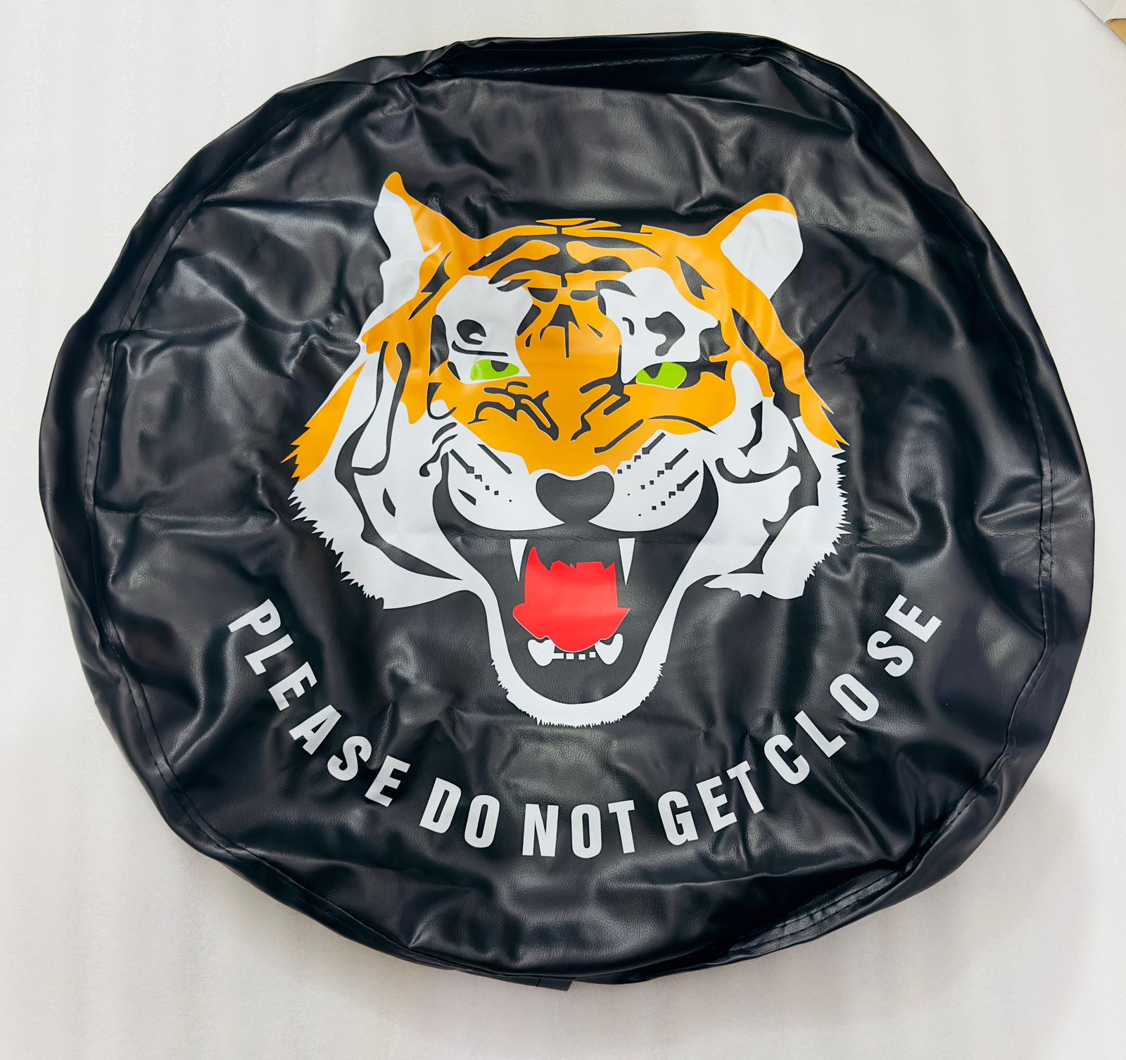 Tiger Soft Rear Wheel Stepney Cover 16 Inch 17 Inch Tyre Tire Cover Fit for All Vehicle Spare Tire Tyre Cover, Universal 4X4 Car Tire Tyre Stylish Protection Accessories