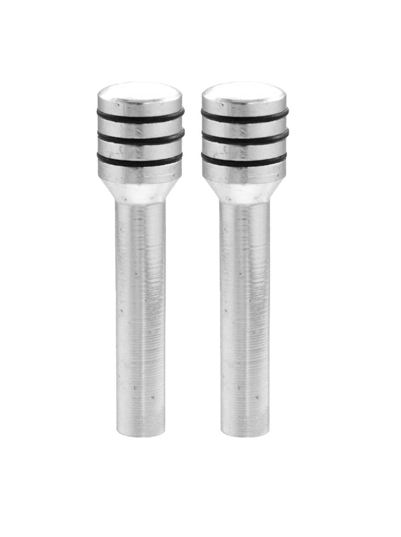 2PC SILVER Aluminum Alloy Car Door Lock Pins Car Interior Decorative Door Lock Pull Pin Auto Accessory Universal for All Cars Auto Accessories.