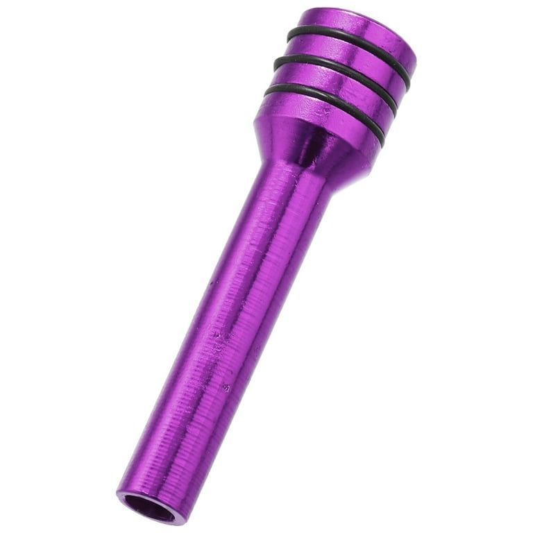 Aluminum Alloy Car Door Lock Pin Car Interior Decor Door Lock Pull Pin Auto Accessory Universal for All Cars Auto Accessories. (2PC Purple Door-Lock PIN)