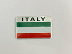 New Italy Flag 3D Logo (5cmx8cm) for Car Bike Laptop Emblem Italy Flag Sticker Badge Auto Racing Sports Logo Grand Tourer Decal Auto Accessories Universal