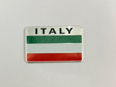 New Italy Flag 3D Logo (5cmx8cm) for Car Bike Laptop Emblem Italy Flag Sticker Badge Auto Racing Sports Logo Grand Tourer Decal Auto Accessories Universal