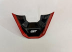 GT Steering Wheel Badge for Virtus Black-Red Car Steering Wheel Decoration for Car Compatible with Golf MK8.