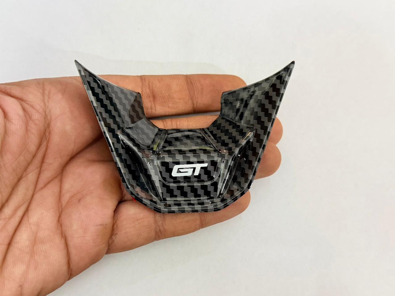 Carbon GT Steering Wheel Badge for Virtus Car Steering Wheel Decoration for Stylish Look Compatible with Golf MK8.