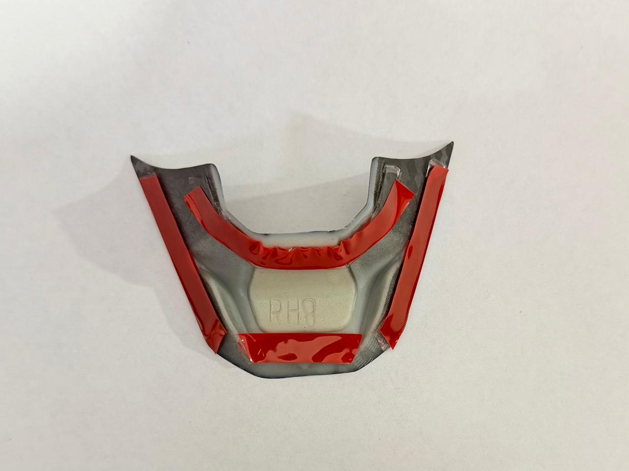 GT Steering Wheel Badge for Virtus Black-Red Car Steering Wheel Decoration for Car Compatible with Golf MK8.