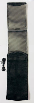 Black Alcantara Steering Grip Cover for Car Steering Wheel Soft Durable Universal Fit for Car Steering Grip Cover with Stitching Thread.