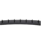 7Wing Shark Diffuser Universal Rear Bumper Lip Diffuser Car Rear Bumper Spoiler Shark Fin 7-Wing