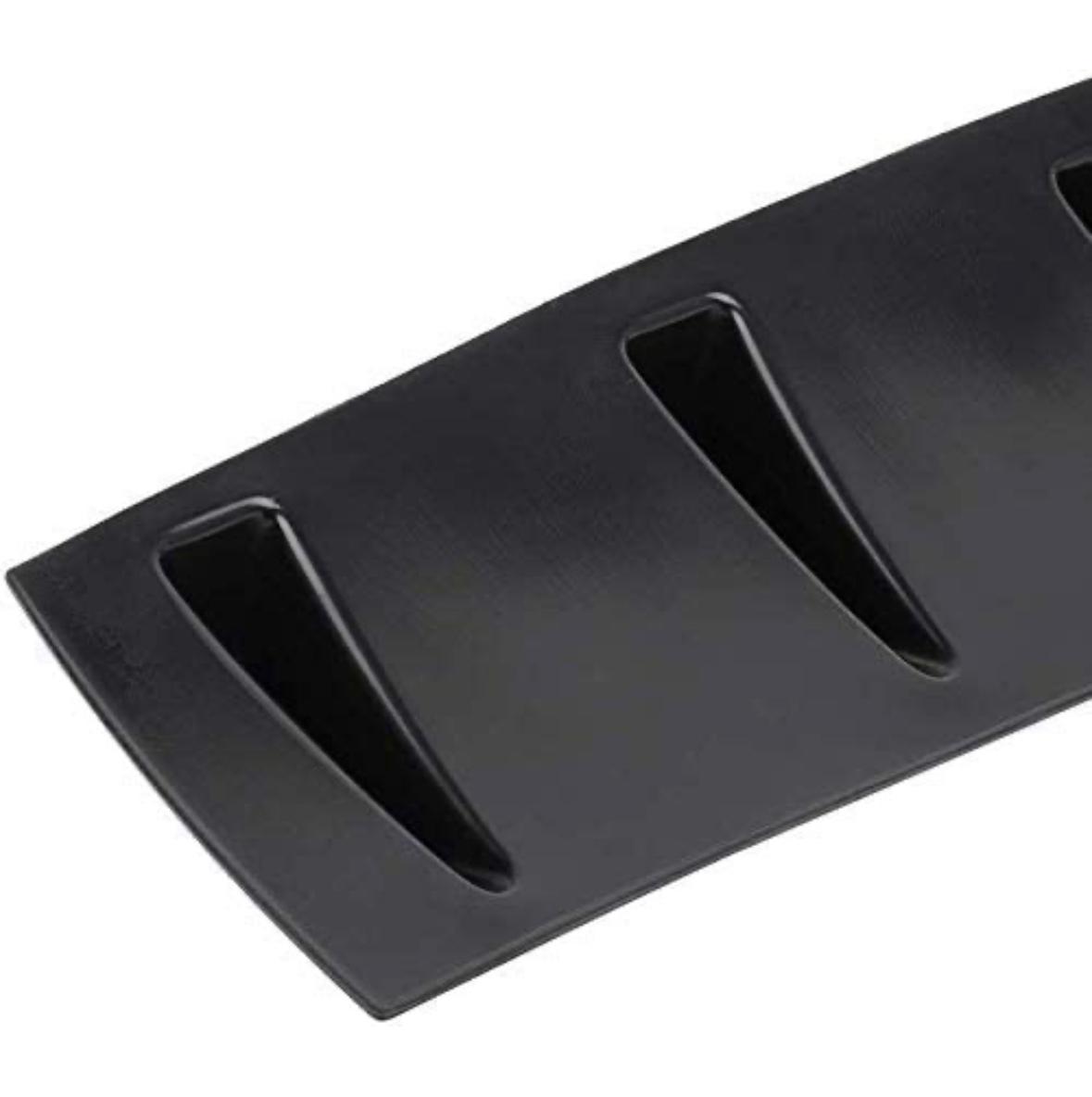 7Wing Shark Diffuser Universal Rear Bumper Lip Diffuser Car Rear Bumper Spoiler Shark Fin 7-Wing