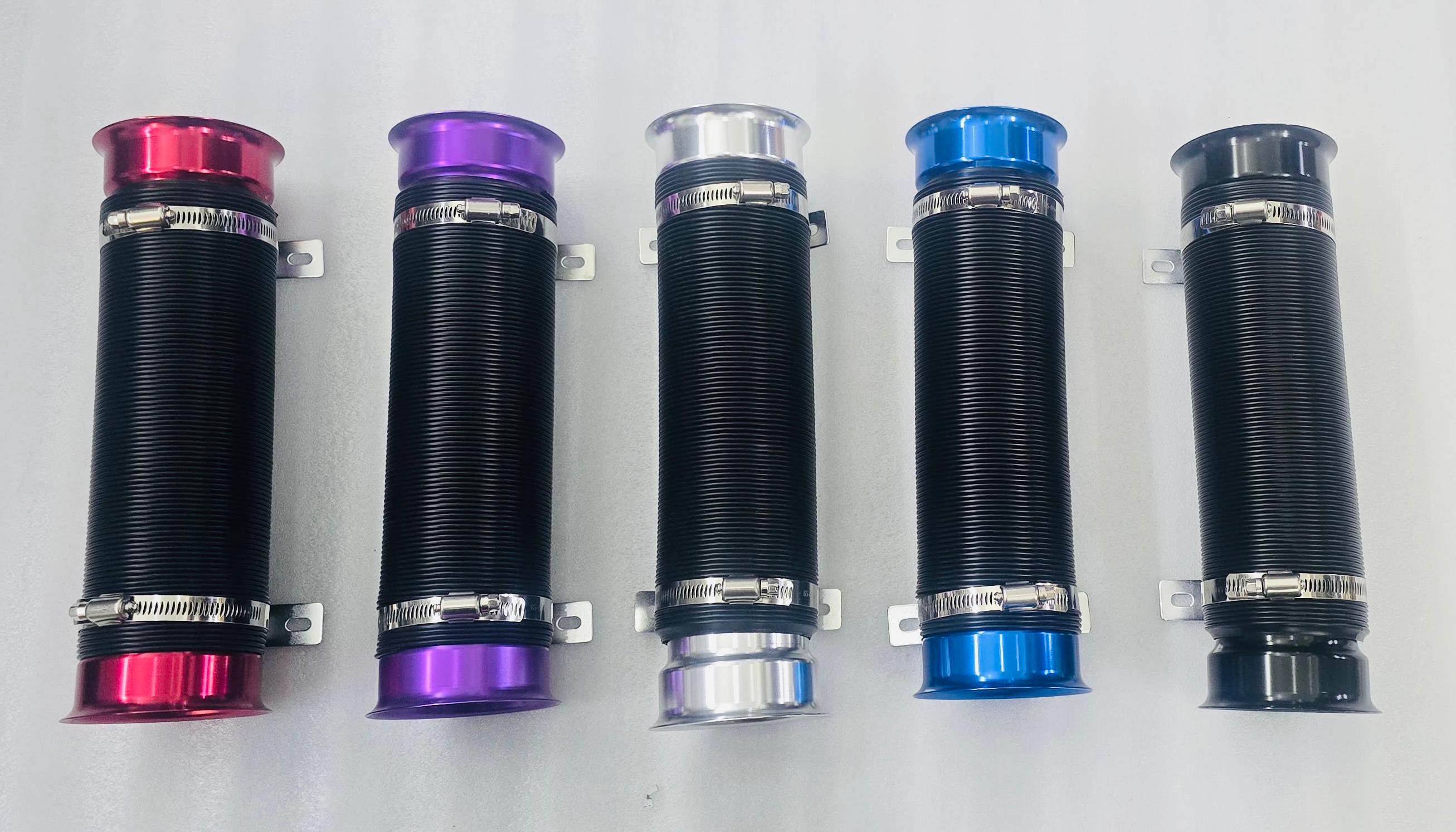 urbine Intake Guide Pipe Air Intake Pipe 76MM 3inch Adjustable flexible hose Car Cold Air Turbo Intake Inlet Pipe Universal Pipe Air Intake Flexiblke Pipe-1PC