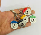Wheel Disc Design Metal Keychain Car Styling Keychain Wheel Disc Key Ring Metal Key chain Pendant Ring