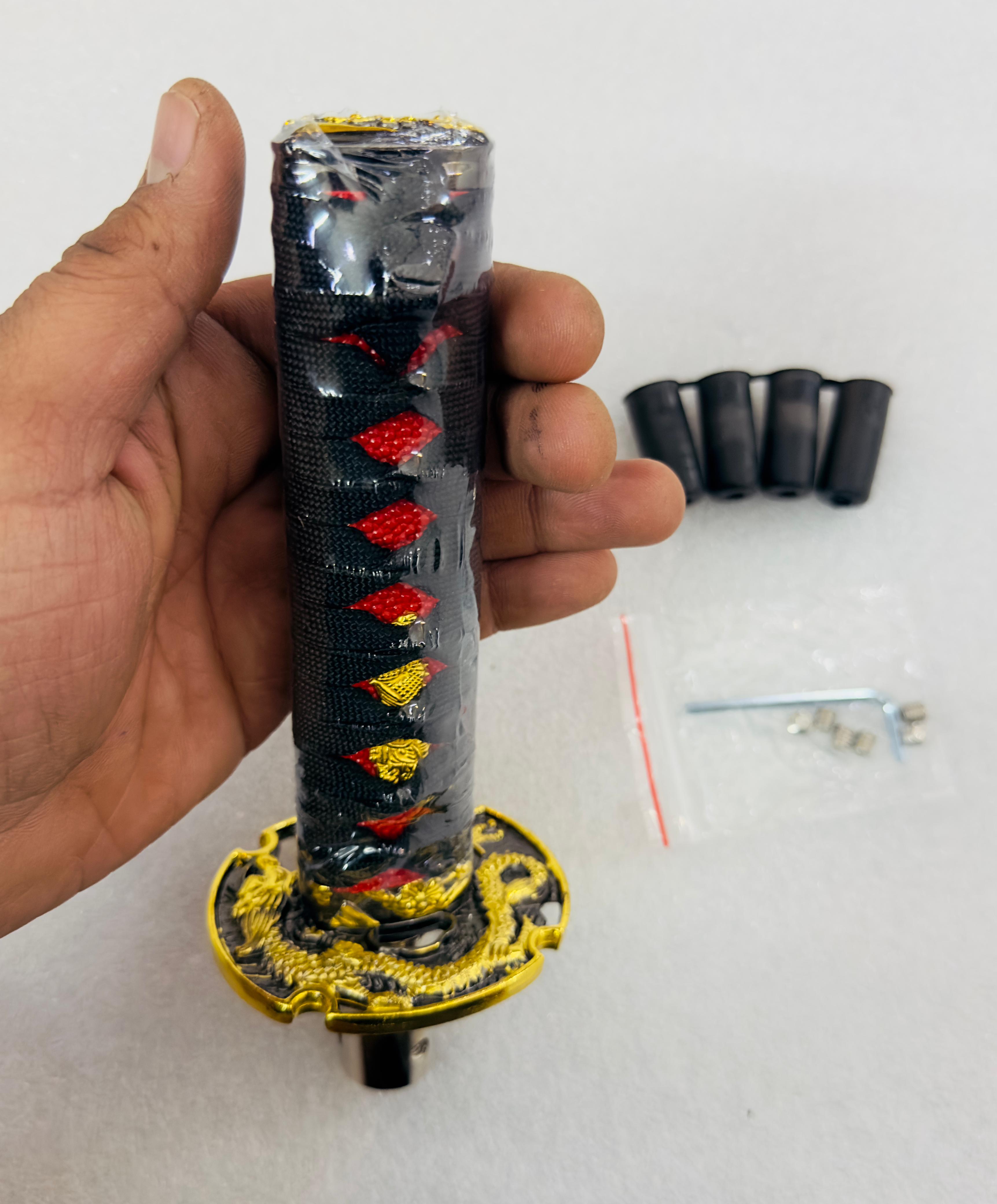 20cm Samurai Sword Katana Gear Shift Knob Gear Knob Universal Shifter Knobs Shift Gear Lever Shift Knobs Unique Design Knob Interior Accessories