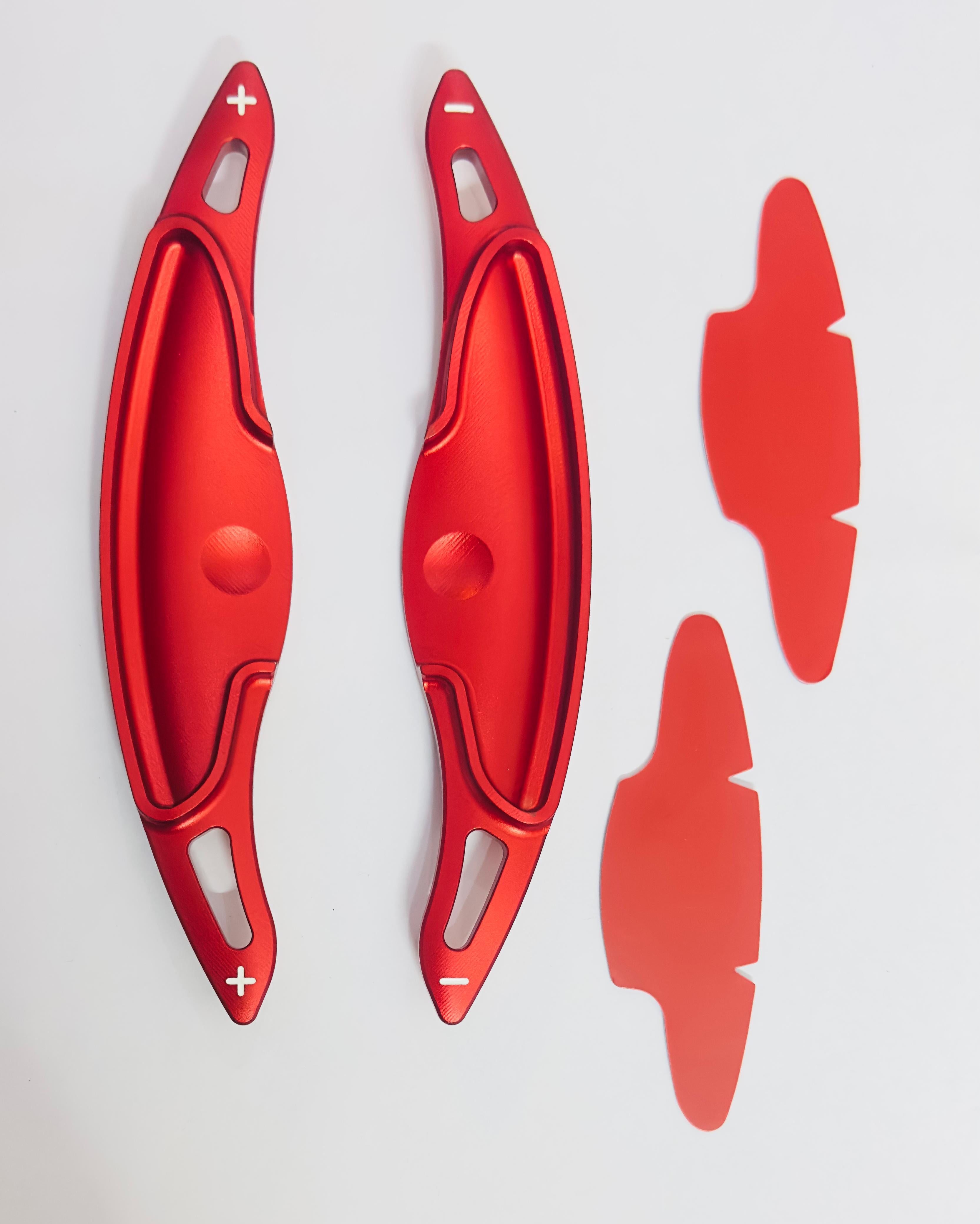 Red CNC Metal Paddle Shifter for Hyundai I-20 N-Line Venue N-Line Creta N-Line Interior Styling Parts Car Paddle Shifter Covers.