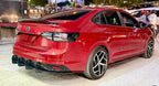 ABS Quality Rear Trunk Car Tail Wing Rear Spoiler Car Wings Duck Tail VW Virtus Skoda Slavia Lip Spoiler Versatile Carr Spoilerr