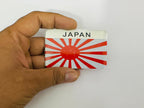 Flag Metal Sticker Flag (5cmx8cm) 3D Metal Flag Logo Logo, Car Emblem 3D Badge Auto Racing Sport Sticker Decal Decorative Acessory Metal Sticker