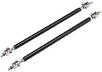 2pc Big Front Splitter Support Rods Adjustable Strut Rods for Cars Vehicles, 8''-11'' Automotive Replacement Bumper Lip Splitter Bars Universal Fit Car Accessories.