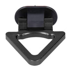 Black Triangle Dummy Hook Car Bumper PVC Tow Hook Universal Decorative Racing Style Trailer Hook Sticker Rear Tow Strap Tow Hook-1 Piece Attractive Hook