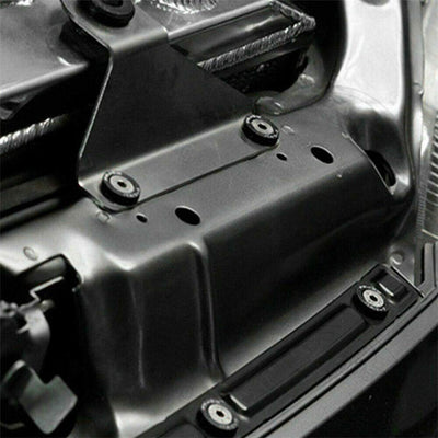 10pc/Set Silver Fender Washer Engine Dress Up Kit CNC Bumper Fender Washer Bolt for Modified Car Fender Washer Bolts Fasteners.