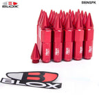 20PC 1.25 LUG NUTS Car Extended Forged Aluminum Tuner BLOX LUG Nuts For Hyundai Kia Honda Scorpio &amp; Mahindra Racing Wheel Lug Nut