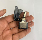 Toggle Switch WiD Aircraft Safety Cover Rocker Toggle Switch 12V 20A Car Auto Racing ON/Off Toggle Switch LED Light Illuminated 3Pin for All Vehicles (Carbon Pilot TOGGLE Switch 1PC)