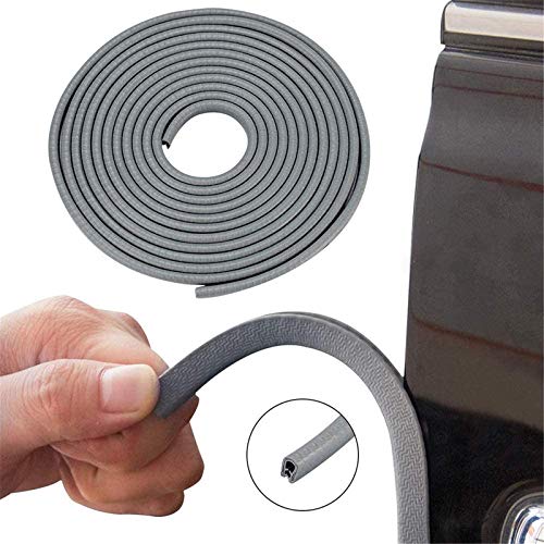 (GREY TYRE Guard) Car Tyre Guard Edge Protector Universal Beading Alloy Wheel Edge Ring Rim Protectors Tyres Tire Guard Rubber Moulding Sticker Attractive Strip